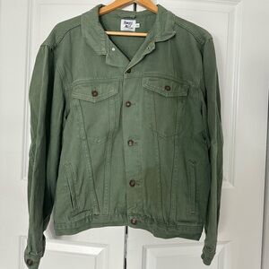 Princess Polly Olive Green Jean Jacket